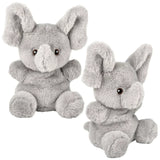 Furry Plush Stuffed Elephant Kids Toy In Bulk