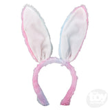 Cotton Candy Soft Plush Bunny Ears Kids Toy