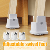 360° Rotating Height-Adjustable Movable Foot Pad