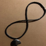 Wholesale Beaded Shaped Shiny Metallic Stone Black Hematite Stone Necklace With Pendant - Elegant and Versatile Jewelry for Every Occasion