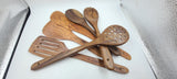 Classic Handmade Wooden Serving Spoon (Set of 5)