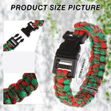 Two-Tone Paracord Bracelet In Bulk- Assorted