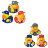 Baseball Rubber Ducky Stocking Stuffer Kids Toys In Bulk