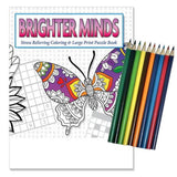 Adult Coloring and Large Print Puzzle Book In Bulk