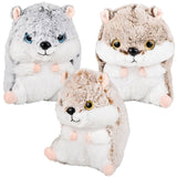 10" Furry Hamster Plush Sold in 2 Pcs