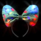 Holiday Christmas Bulbs Stocking Stuffer Bow Band