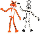 Bendable Zoo Animal Figures Kids Toys in Bulk