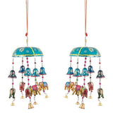 Ghanti Hathi Door Hanging Handcrafted Elephant Bell Decor MOQ -12 pcs