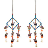 Square Hathi Door Hanging Unique Elephant Decor for Home MOQ -12 pcs