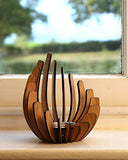 Wooden Lotus Deepam Kundulu