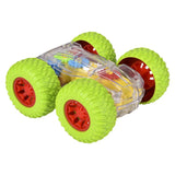 Transparent Gear 4" Flip Car Kids Toy In Bulk- Assorted
