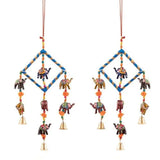 Square Hathi Door Hanging Unique Elephant Decor for Home MOQ -12 pcs