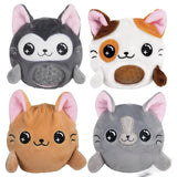 3" Cat Squeezy Bead Plush – Assorted Colors, Soft, Squishy, and Stress-Relieving