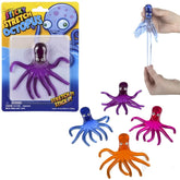 4.75" Stretch Sticky Octopus – Assorted Colors, Fun, and Stretchy Toy for All Ages