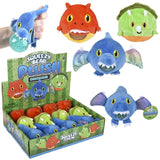 3" Dinosaur Squeezy Bead Plush – Assorted Colors, Soft, Squishy, and Fun
