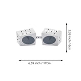 New Cube Dice Party Glasses - Assorted Colors - Sold by Piece or Dozen