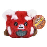 Zoo Animal Squeezy Bead Plush Ball- Assorted