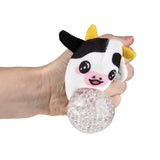 3" Farm Animal Squeezy Bead Plush – Assorted Designs, Soft, Squishy, and Fun
