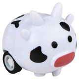 1.5" Mini Animal Pull Back Car Assorted Sold In Bulk