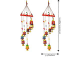 Door & Wall Hanging Home Decor (Pack of 2, Multi-Colour)
