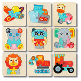 Wooden Montessori Educational Puzzle Brain Kids Toy