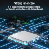 8 in 1 USB Port Multi Function Adapter Docking Station 3.0 C Hub