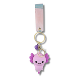 Axolotl Charm Wristlet Pendant Keychain - Assorted