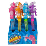 Sea Horse Wind Up Fan Bubble Baton Kids Toy - Assorted