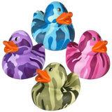 Camouflage Rubber Duckies Kids Toy In Bulk - Assorted