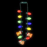 Light Up Christmas Themed Necklace In Bulk