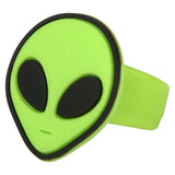 1" Alien Rubber Rings – Assorted Colours & Fun Designs