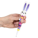 Easter Bunny Squishy Kids Pen- 7" In Bulk - Assorted