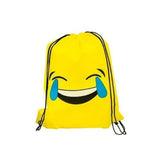 Emoticon Drawstring Bagpack kids toys In Bulk