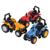 Die Cast Pull Back Farm Tractor Kids Toy In Bulk - Assorted