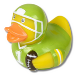 Football Rubber Duckies Kids Toys In Bulk - Assorted
