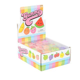Gummy Fruit Squishy Fidget Kids Toys In Bulk- Assorted