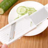 1007GG 1PC Creative Kitchen Gadgets Fuit & Vegetable Tools Knife Manual Cutter Cucumber Slicer Crusher Peeler Home Vegetable Slicer