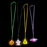 2" Flashing Halloween Necklace Assortment