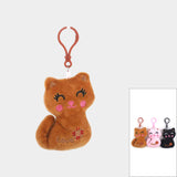 Soft Cat Plush Stuffed Doll Keychains Kids Toy - Assorted