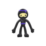 Mini Bendable Ninjas Kids Toys In Bulk- Assortetd