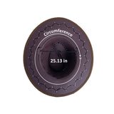 Wholesale   Light Brown Heavy Leather Style Western Cowboy Hat For Men's(Sold by the piece or dozen)