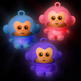 Light-Up Puffer Monkey Toy For Kids In Bulk - Assorted