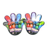 Bulk Flashing Light Up Finger Rings - Assorted