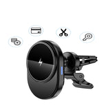 Magnetic 360Β° Adjustable Car Charger & Phone Holder