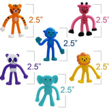 Mini Bendable Zoo Animals kids Toys In Bulk- Assorted