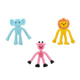 Mini Bendable Zoo Animals kids Toys In Bulk- Assorted
