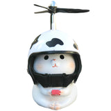 Kitty Car Ornaments Electric Car Car Interior Creative Cute Decoration Self-Propelled Motorcycle Balance Car Halloween