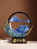 Beihan Beautiful Style Quicksand Painting Hourglass Decoration Home Living Room Office Decorations Housewarming Gifts