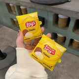 Creative Potato Chips for New Airpods3 Protective Case Airpodspro Protective Case Apple One Two Three Generation Wireless Bluetooth Earphone Cover Airpods2 Soft Silicone 1 Generation Trendy Niche Style Ins Style