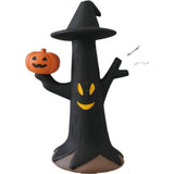 Zakka Pumpkin Deadwood Tree Ghost Halloween Scene Decoration Tide Play Resin Toy Desktop Gift Small Ornaments